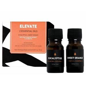 Way of Will - ELEVATE Essential Oils - Set Of 2 Eucalyptus & Sweet Orange - NIB